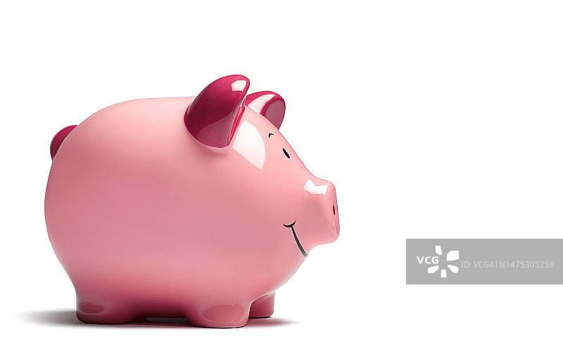 带有留白区域的储蓄罐图片素材