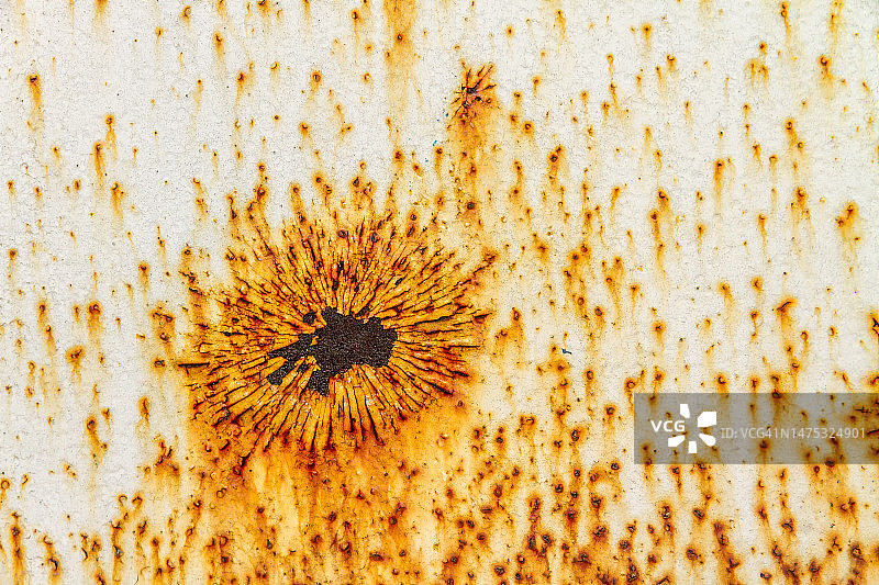 锈迹（单次撞击）图片素材