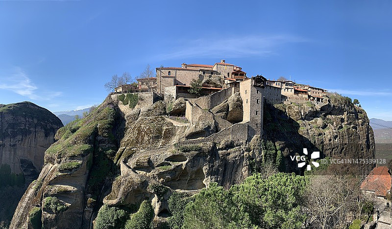 卡兰巴卡古遗址全景（希腊，色萨利）图片素材