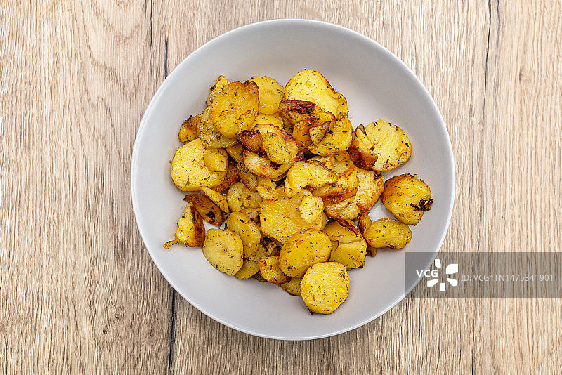 烤土豆片（华沙，波兰）图片素材