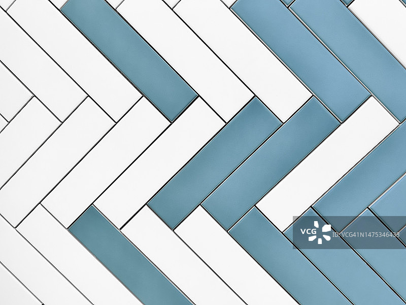 浅蓝色马赛克瓷砖纹理背景图片素材
