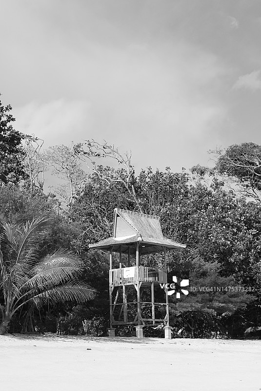 海岸上的守卫岗位图片素材