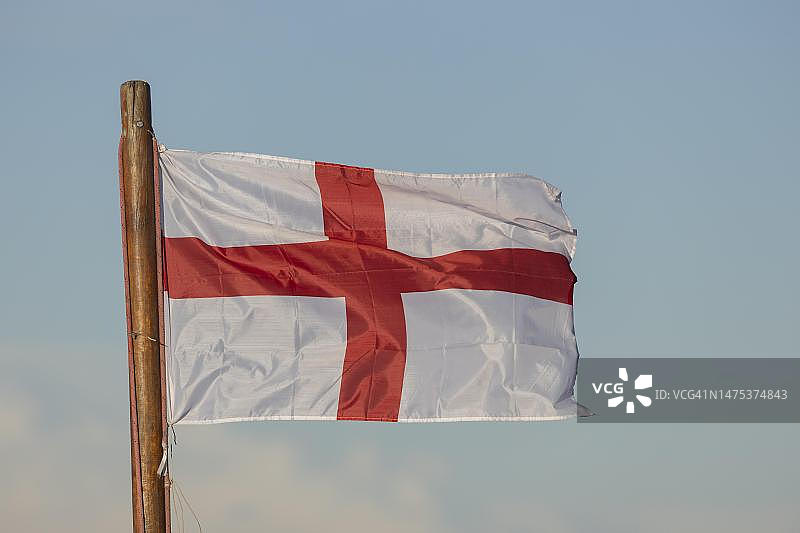 英国诺福克郡旗帜，英国图片素材