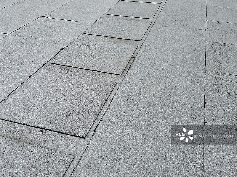 扁平建筑屋顶的改性沥青表面图片素材