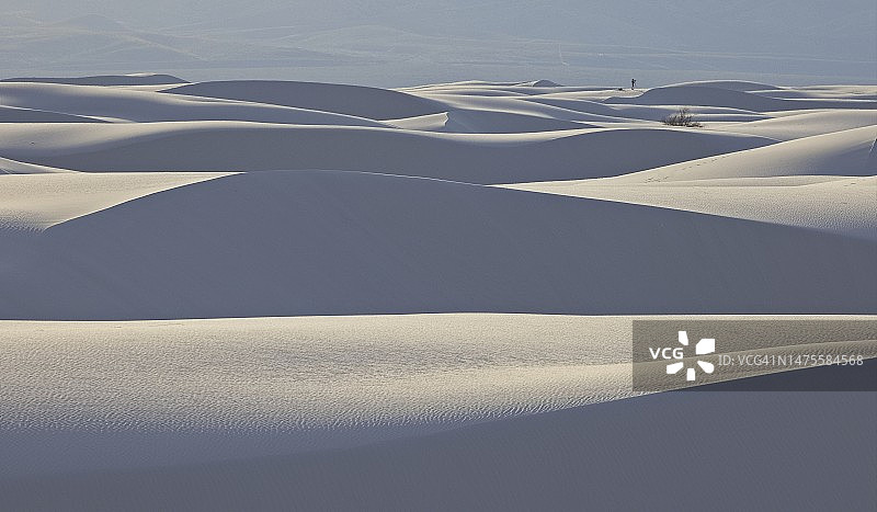 美国新墨西哥州白沙国家公园的沙漠沙丘风光图片素材