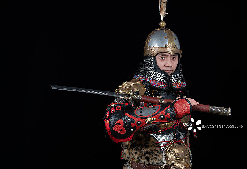 中国唐代盔甲图片素材