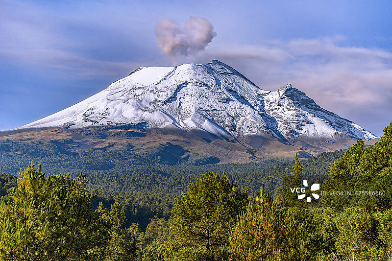 墨西哥雪山风光图片素材