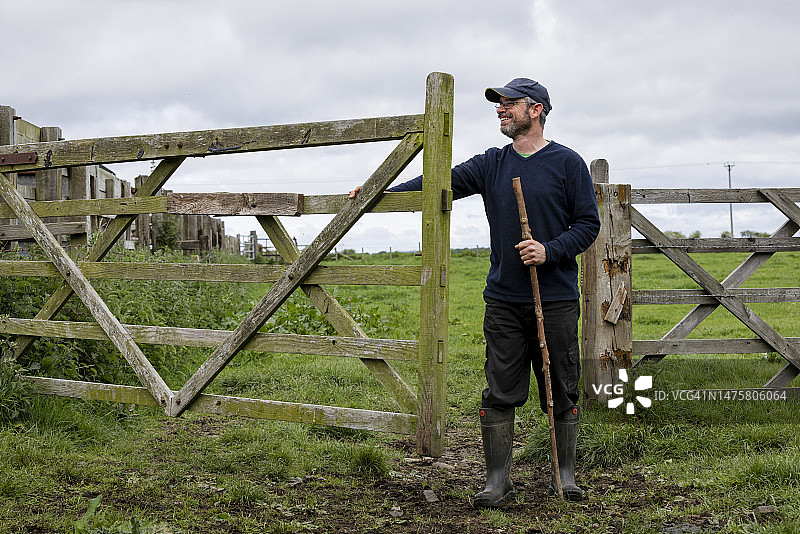 自信的牧羊人图片素材