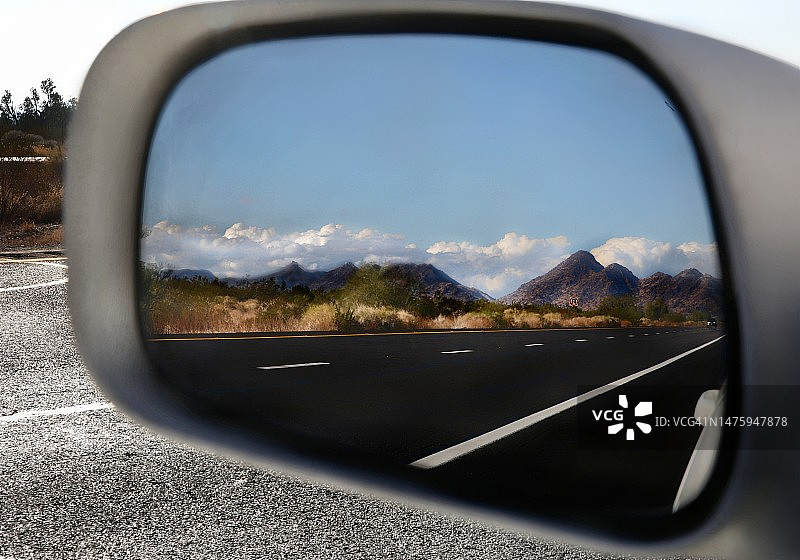 山脉后视图图片素材