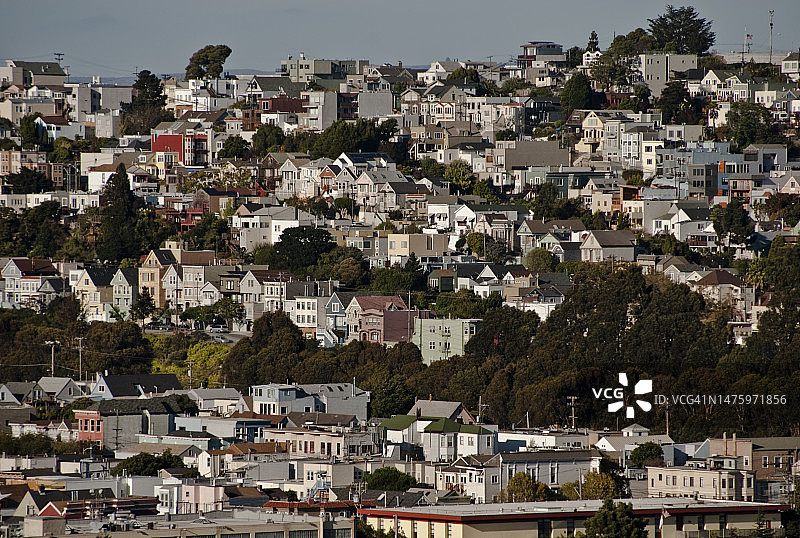 旧金山的波特雷罗山图片素材