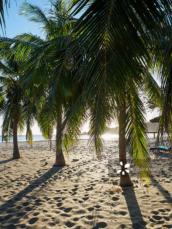 尼加拉瓜圣胡安德尔苏尔的奥科塔尔海滩图片素材