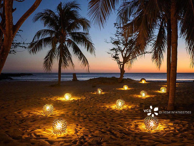 尼加拉瓜圣胡安德尔苏尔的奥科塔尔海滩图片素材