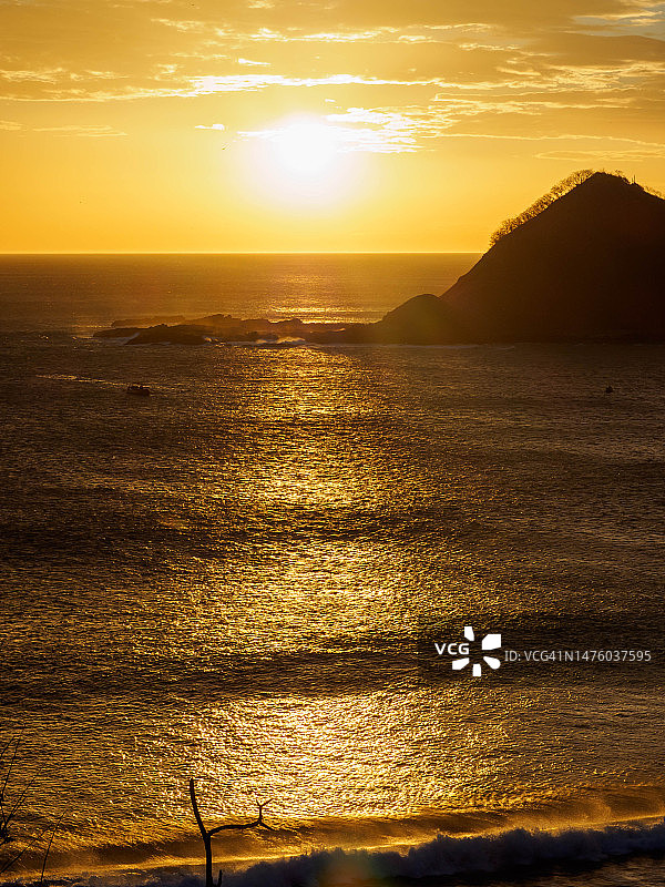 尼加拉瓜圣胡安德尔苏尔的奥科塔尔海滩图片素材