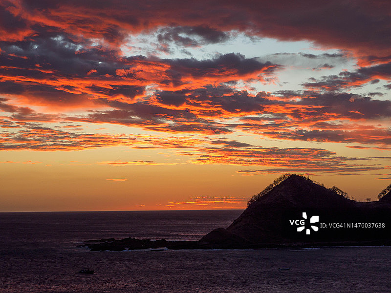 尼加拉瓜圣胡安德尔苏尔的奥科塔尔海滩图片素材