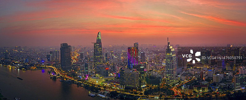 西贡河图片素材