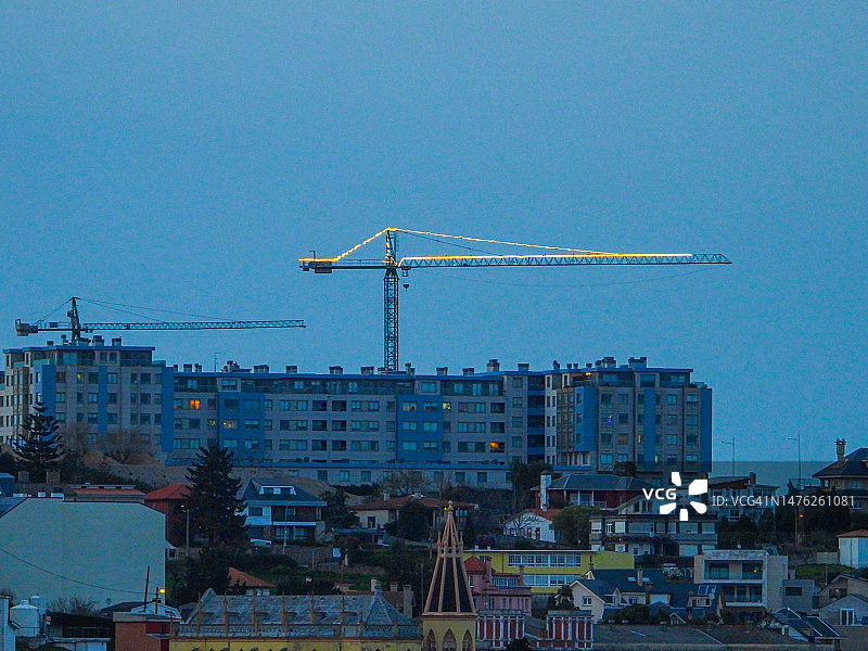 建筑起重机图片素材