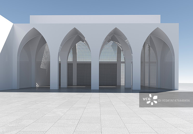 3D渲染展览背景图片素材