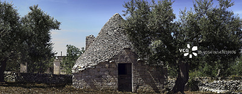 古老的特鲁利房屋图片素材