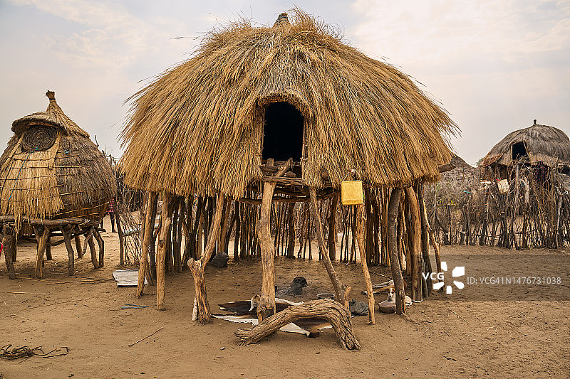 吉耶草棚图片素材