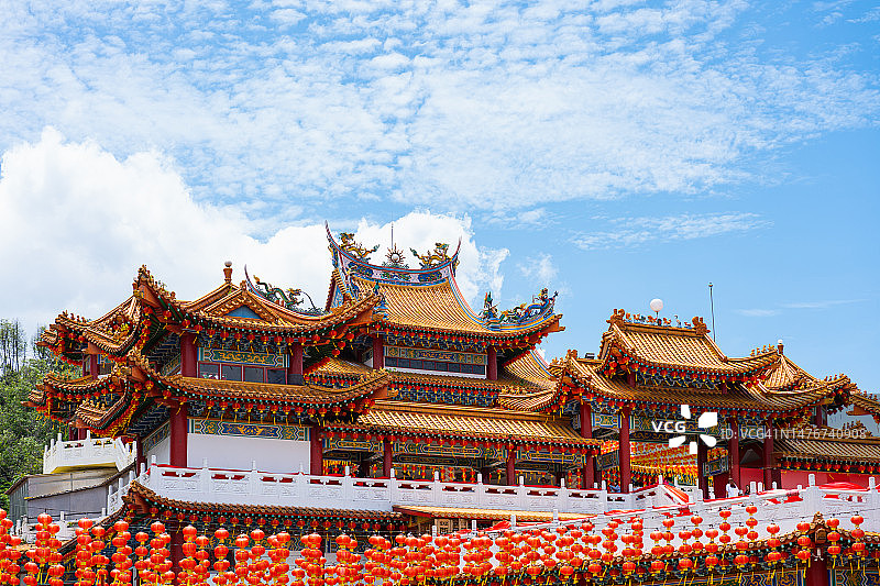 马来西亚吉隆坡的天后宫图片素材