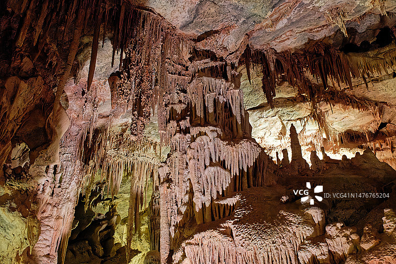 探索大盆地国家公园的雷曼洞穴奇观图片素材