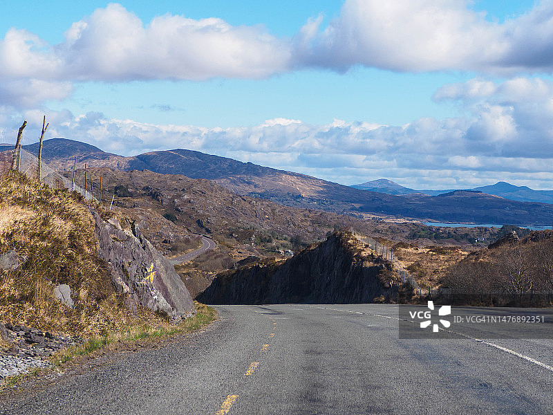 爱尔兰贝拉半岛的希利山口图片素材