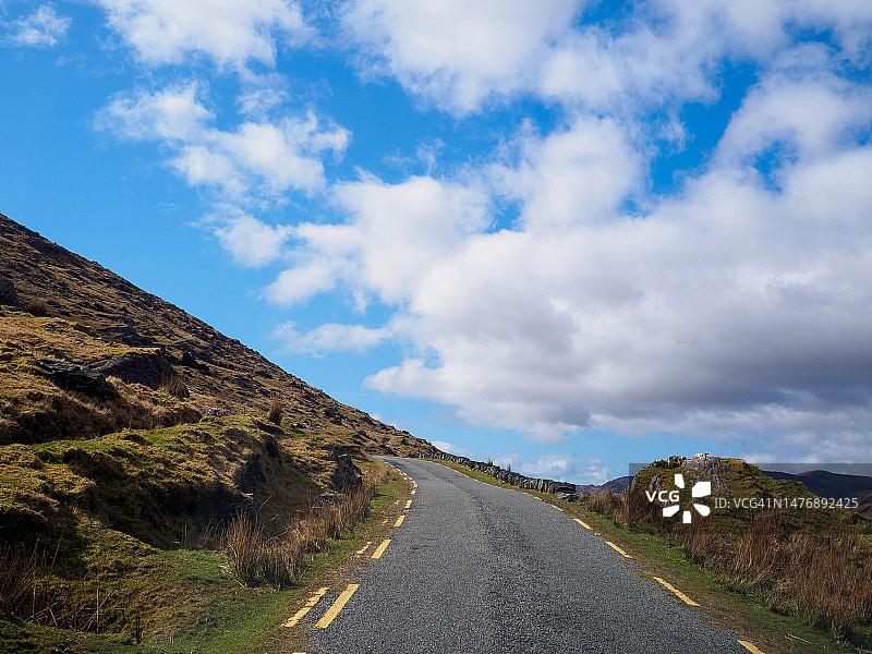 爱尔兰贝拉半岛的希利山口图片素材