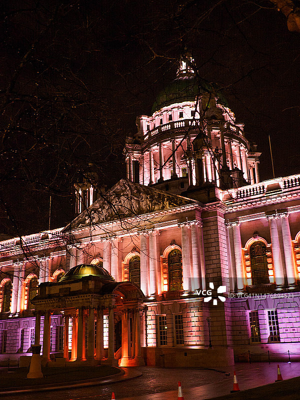 爱尔兰贝尔法斯特市政厅图片素材