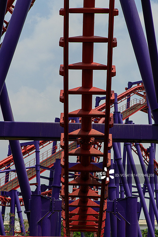 过山车轨道图片素材