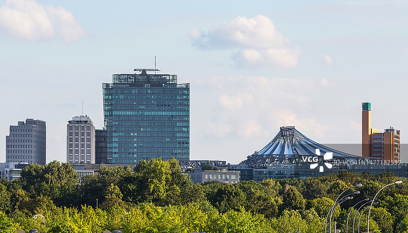 柏林波茨坦广场天际线（德国柏林）图片素材