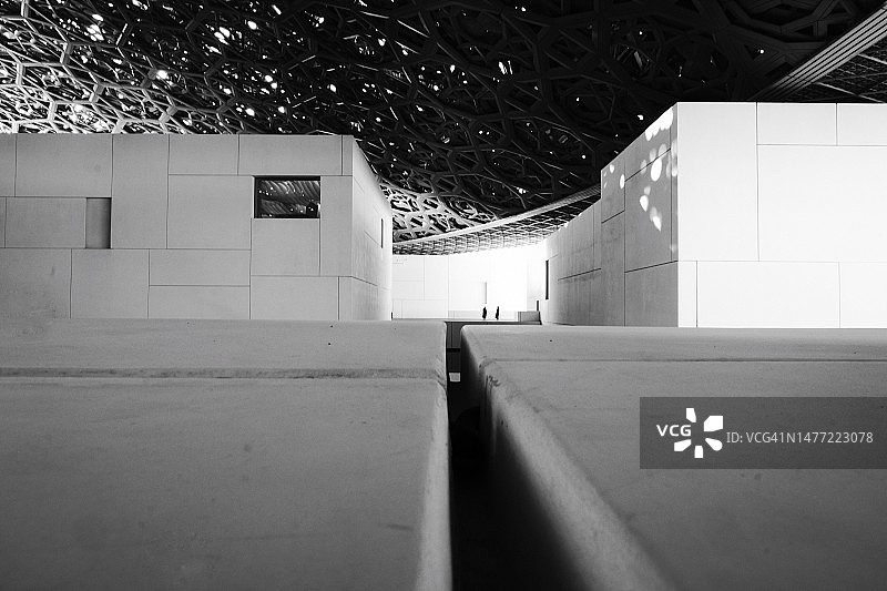 人物剪影几何结构图片素材