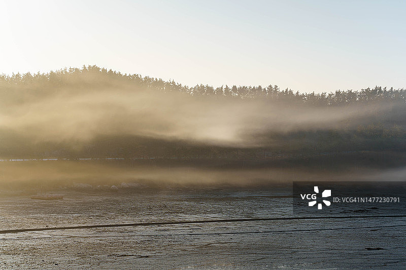 珍岛雾景图片素材
