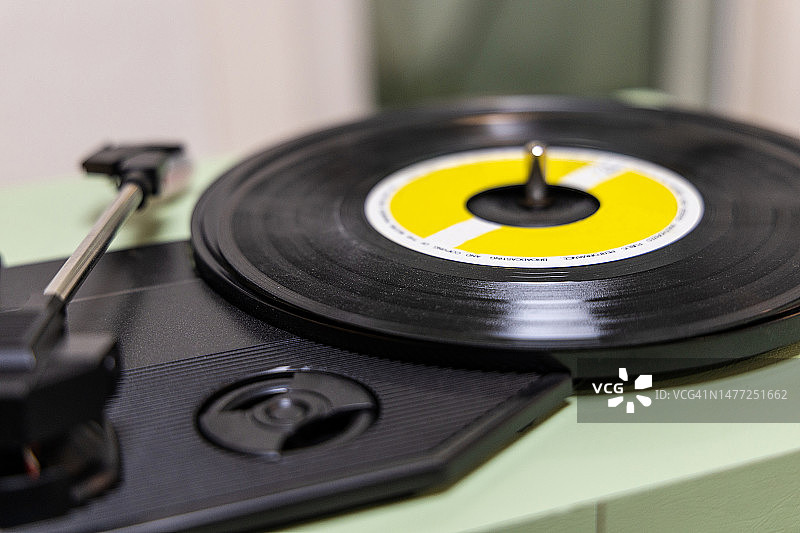 带唱片的唱盘图片素材