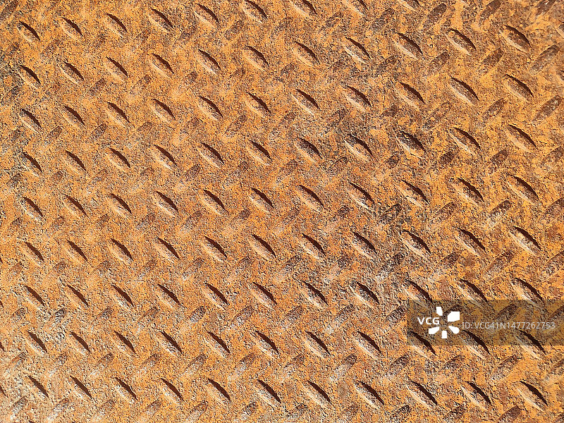 生锈的金属板特写图片素材