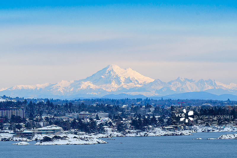 贝克山，不列颠哥伦比亚省维多利亚市图片素材