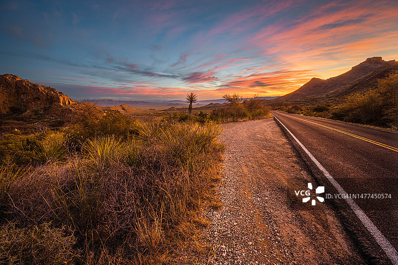 大弯国家公园的日出图片素材