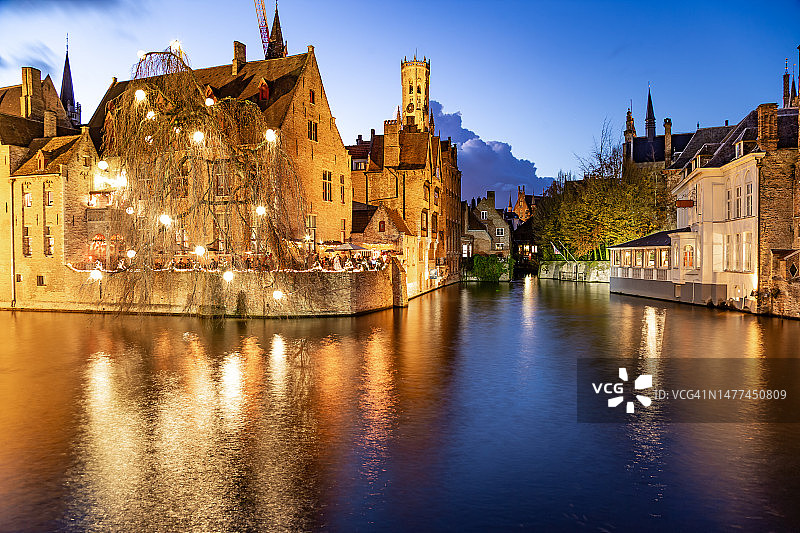 布鲁日，比利时，欧洲图片素材