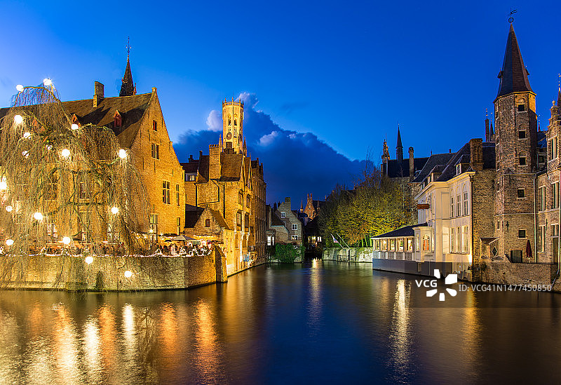 布鲁日，比利时，欧洲图片素材