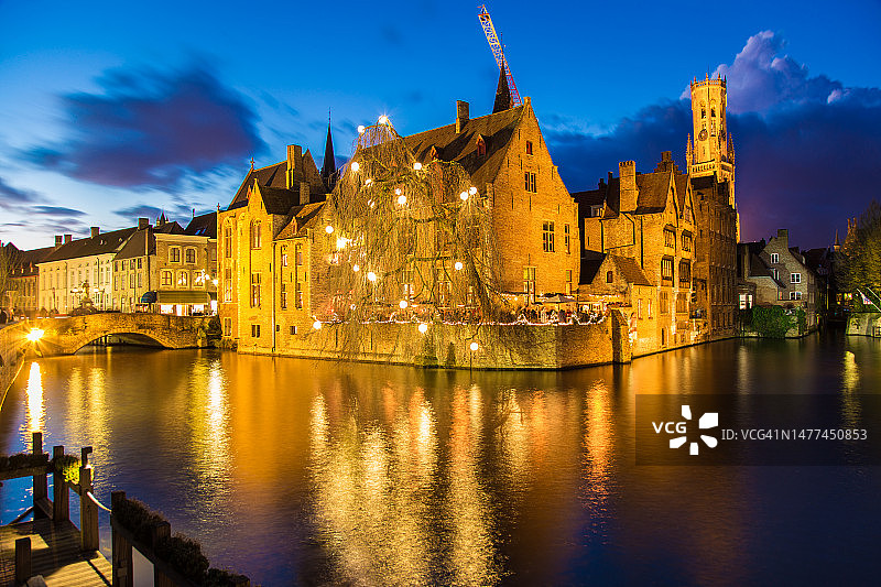 布鲁日，比利时，欧洲图片素材