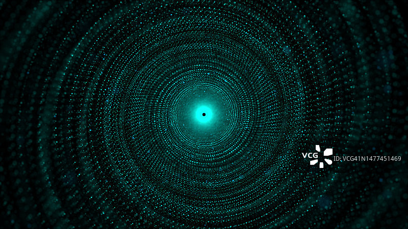 粒子涡旋隧道图片素材