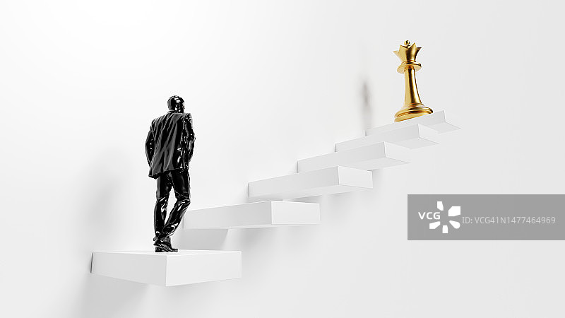 通往成功的阶梯创意概念图图片素材