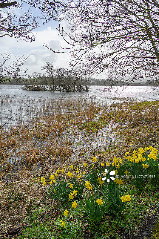 苏格兰卡林沃克湖-道格拉斯城堡图片素材