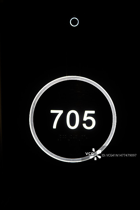 门牌号码LED灯牌图片素材