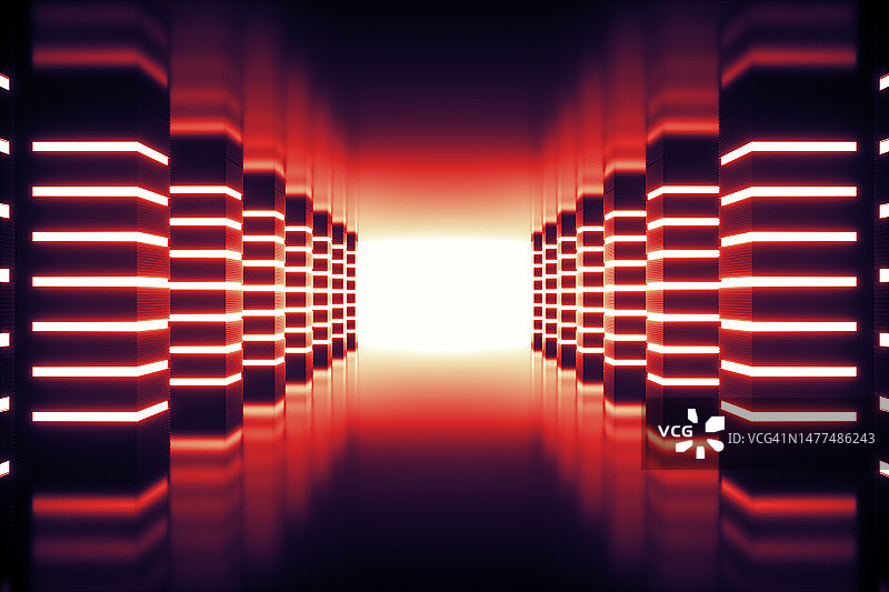 3D霓虹空间背景图片素材