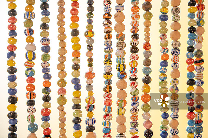 各色珠子手链图片素材