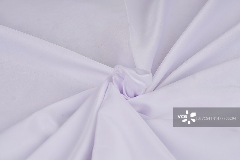 白色缎面织物特写图片素材