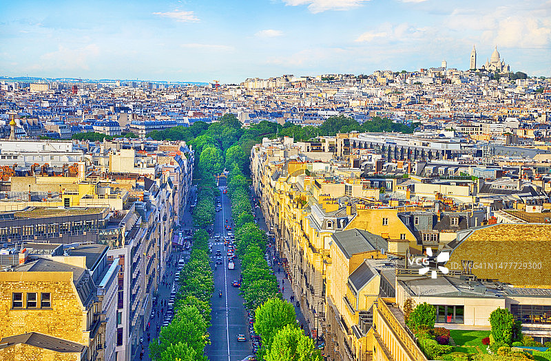 巴黎城市景观图片素材
