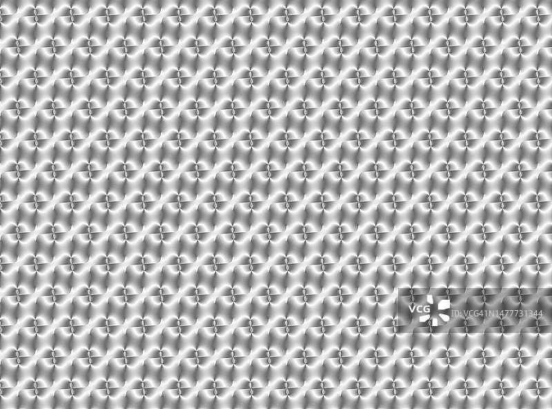 具有椭圆形状的抽象金属效果背景马赛克图片素材