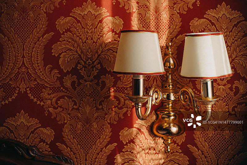 古董壁式烛台图片素材