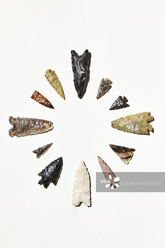 美洲原住民箭头集图片素材